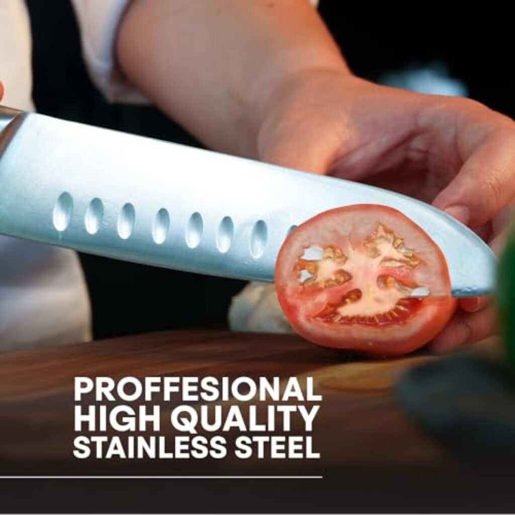 MasterChef Chef Knife Set with Bag — 5‑Piece Professional Knife Roll Set